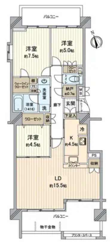 間取図（平面図）　